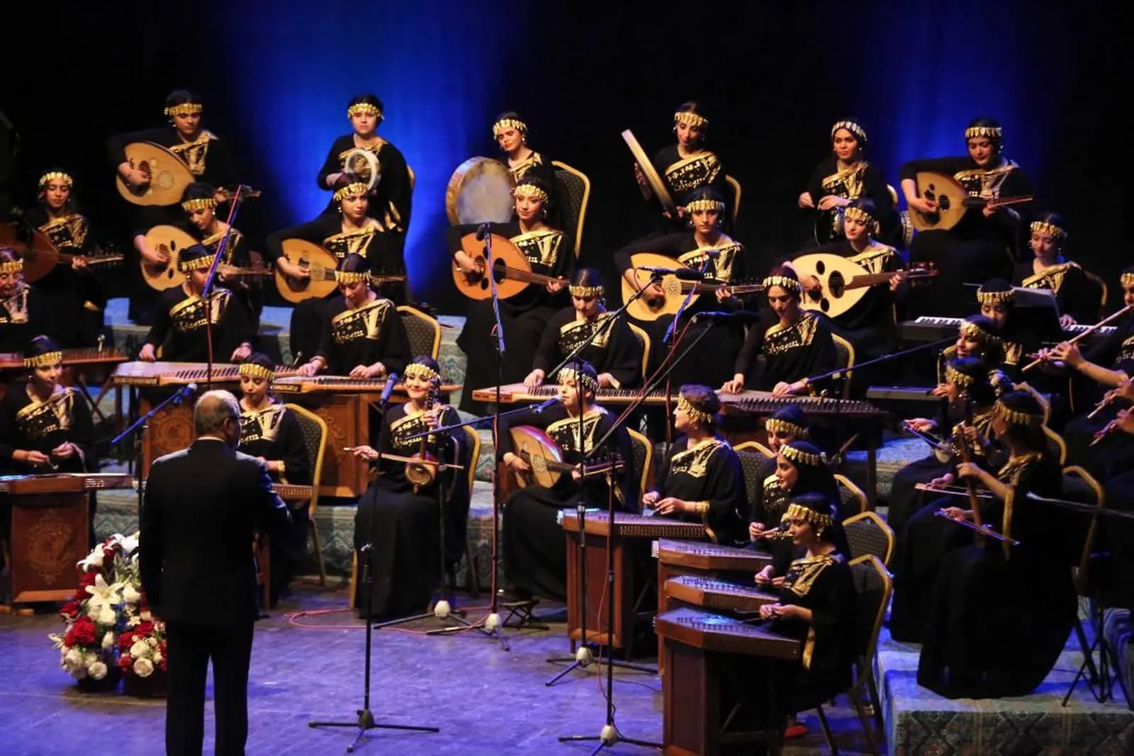 Sumeriat ensemble conducted by Maestro Alaa Majeed